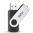 Память USB 3.0 32 GB Netac U505, черный/серебристый (NT03U505N-032G-30BK) — основная фотография