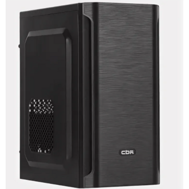 Корпус mATX CBR Minitower MX10, c БП PSU-ATX450-08EC (450W/80mm), 2*USB 2.0, HD Audio+Mic, Black