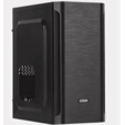 Корпус mATX CBR Minitower MX10, c БП PSU-ATX450-08EC (450W/80mm), 2*USB 2.0, HD Audio+Mic, Black — основная фотография