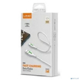 Кабель LDNIO LS572/ USB Lightning/ 2m/ 2.1A/ медь: 86 жил/ White&Green — основная фотография
