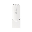 Память USB 3.0/USB Type-C 16 GB Netac U785C, металл. серебристый (NT03U785C-016G-30PN) — фотография 2