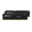 Память DIMM DDR5 32Gb (5600MHz) Kingston Fury Beast Black CL40 KF556C40BBK2-32 (2х16Gb) — основная фотография