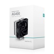 Кулер Deepcool AG400 Soc-1700/1200/115X/AM5/AM4 4pin 31.6dB Al+тепл.трубки 220W — основная фотография