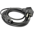 Кабель питания для ноутбуков 3-pin (угловая Евровилка) <VDE> 3G*0.5mm2, 1.8m,  VCOM (CE022-CU0.5-1.8) — основная фотография