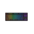 Игровая Клавиатура AKKO 5087S Black Shine-through keyboard with USB Cable RGB V3 Pro Cream Yellow switches,OEM profile keycap — основная фотография