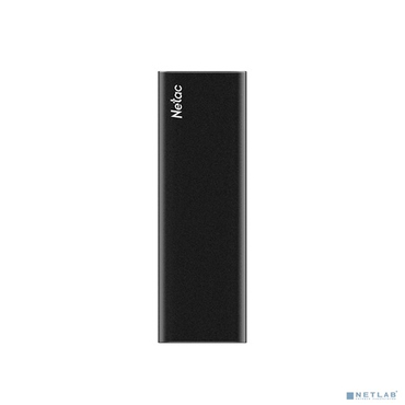 Накопитель SSD USB 3.2 1TB Netac Z SLIM Black  R/W up to 550MB/480MB/s, NT01ZSLIM-001T-32BK