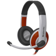Наушники Defender Warhead G-120 игровые, с микрофоном, красно-белый — основная фотография