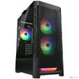 Корпус Cougar Airface RGB Black 2х140мм + 1x120mm ARGB Fan, ARGB Fan Hub, без БП, черный, ATX — основная фотография