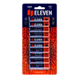 Батарейкa щелочная (алкалиновая) тип AAA/LR03, Eleven, 1,5V (10шт в комплекте), 324425 — основная фотография