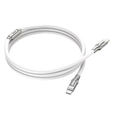 Кабель TypeC-Lightning 100W LED, 1,5м. белый TFN (TFN-C-DG-CL15M-WH) — основная фотография
