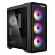 Корпус ZALMAN M3 PLUS RGB, MATX, BLACK, WINDOW, 2x3.5