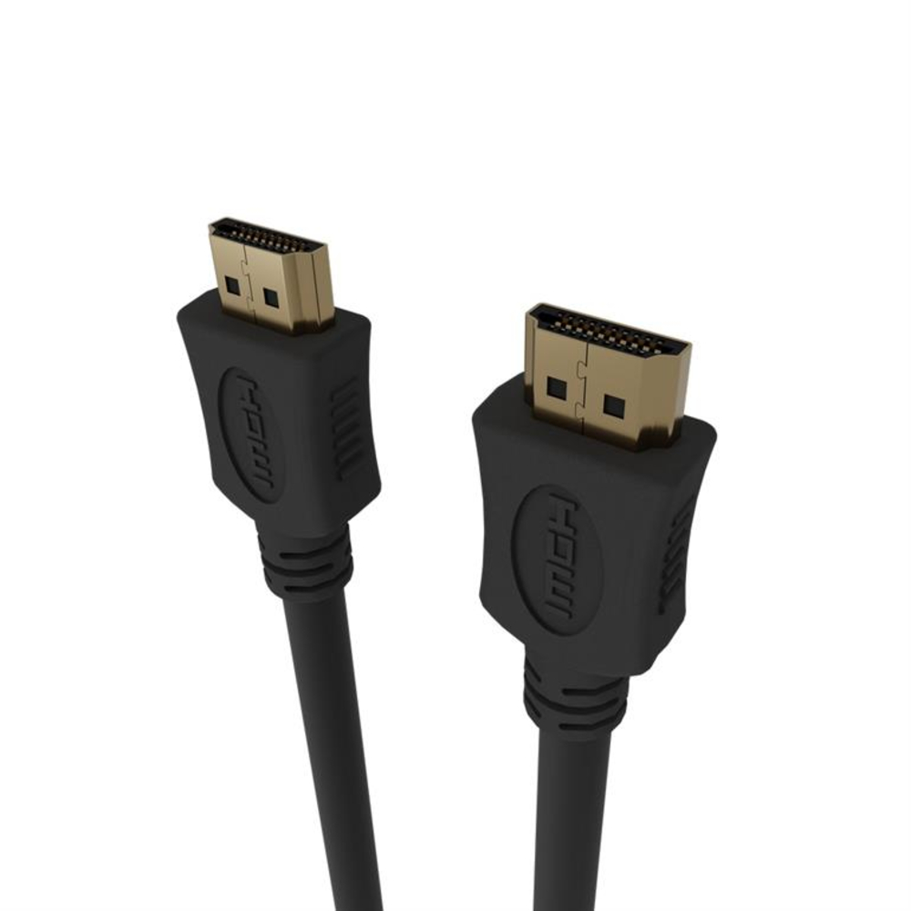 Кабель HDMI-HDMI ver:1.4, 1m, черный, позол.разъемы, экран, пакет, серия Light, Gembird CC-HDMI4L-1M