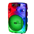 Колонки портативные 1.0 Defender Boomer 12 RMS 15W, Bluetooth, FM, USB, питание от аккумулятора, подсветка, бесцветный — основная фотография