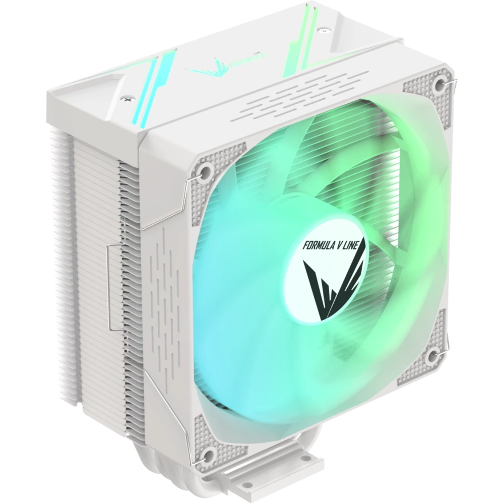 Кулер Formula Ice Burg ARPW 4P ARGB Soc-AM5/AM4/1200/1700/1851 белый 3-pin 34-34dB Al+Cu 170W 552gr Ret (ICE BURG ARPW 4P 3PIN)