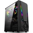 Корпус ATX Alseye Reactor-B черный без БП USB2.0*2+HD Audio+USB3.0*1 USB2.0*2/RGB лента/закаленное стекло — основная фотография