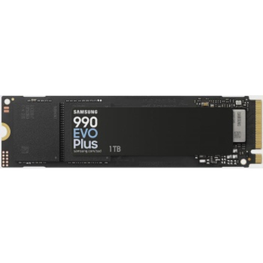 Накопитель SSD 1TB Samsung 990 EVO Plus, M.2, PCI-E 5.0 x2, V-NAND TLC [R/W - 7150/6300 MB/s] MZ-V9S1T0BW