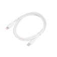 Кабель Lightning-TypeC пвх 1м, белый Carmega CAR-C-CL-PVC-1M-WH — основная фотография