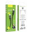 Кабель Hoco X89 Wind iP USB Type-C (m)-Lightning (m) 1м черный коробка — основная фотография