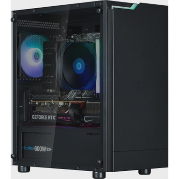 Корпус mATX Zalman T4 PLUS  w/o PSU/ черный