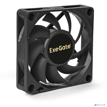 Вентилятор ExeGate EX07015H3PM, 70x70x15 мм, гидродинамический, 3pin+Molex, 3000RPM, 26dBA EX283372RUS	299621