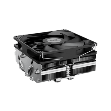 Кулер PCCooler S815I Low profile (125W, 4pin PWM, 37mm, Al/Cu, 4x6mm, 1x75mm, 51.42 CFM, 39dBA, 2000~4000 RPM, S: LGA115X/20XX/1200/1700/1851 AMD3/AMD4, silver)