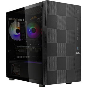 Системный блок CityLine Game a8416 Ryzen5-5600/32G/RTX5060-8G/SSD1T/RGB-LED/SM06/[600W]Black