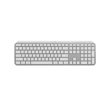 Клавиатура беспроводная Logitech MX Keys S [ножничная, клавиш - 109, Bluetooth, радиоканал, белый]