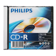 Диск CD-R Philips 700MB, 52x, SLIM-футляр, CR7D5SF01/97 — основная фотография