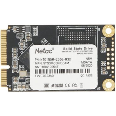 256 ГБ MSATA накопитель Netac N5M [NT01N5M-256G-M3X]
