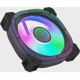 Вентилятор Formula Nulight 12BK ARPW Reverse ARGB 120х120x25 черный 4-pin 27.34дБ (NULIGHT 12BK ARPW REVERSE) Ret — основная фотография