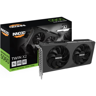 Видеокарта INNO3D RTX 5060 Twin X2//RTX5060, HDMI, DP*3, 8G,D7