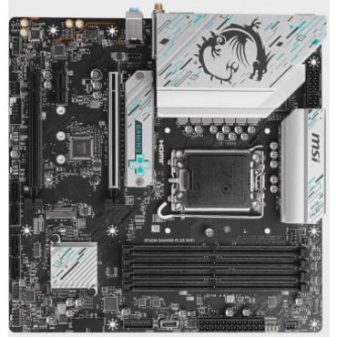 М/плата MSI B760M GAMING PLUS WIFI Soc-1700 Intel B760 4xDDR5 mATX AC`97 8ch(7.1) 2.5Gg+HDMI+DP