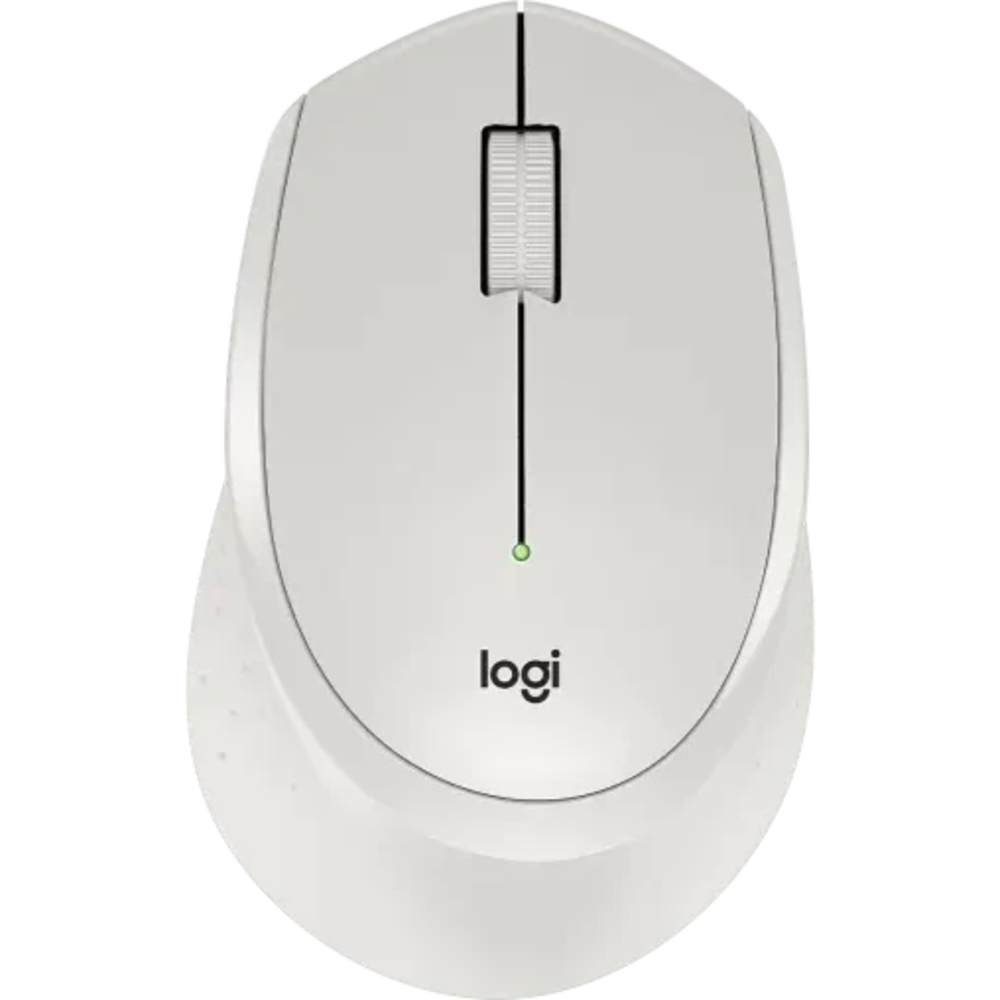 Мышь беспроводная Logitech M330 Silent Plus White (белая, оптическая, 1000dpi, 2.4 GHz/USB-ресивер, бесшумная, под правую руку) (арт. 910-004926, M/N: