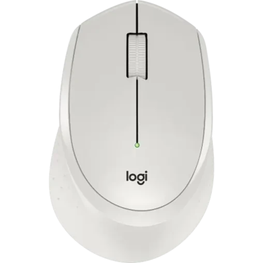 Мышь беспроводная Logitech M330 Silent Plus White (белая, оптическая, 1000dpi, 2.4 GHz/USB-ресивер, бесшумная, под правую руку) (арт. 910-004926, M/N: