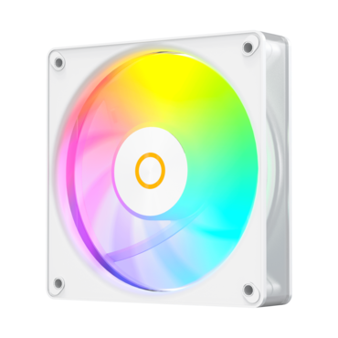 Вентилятор Ocypus Gamma F12 Elite WH ARGB, 120x120x25mm, 4-PIN PWM, 600-1800 RPM, 26 DBA MAX, HYDRO BEARING