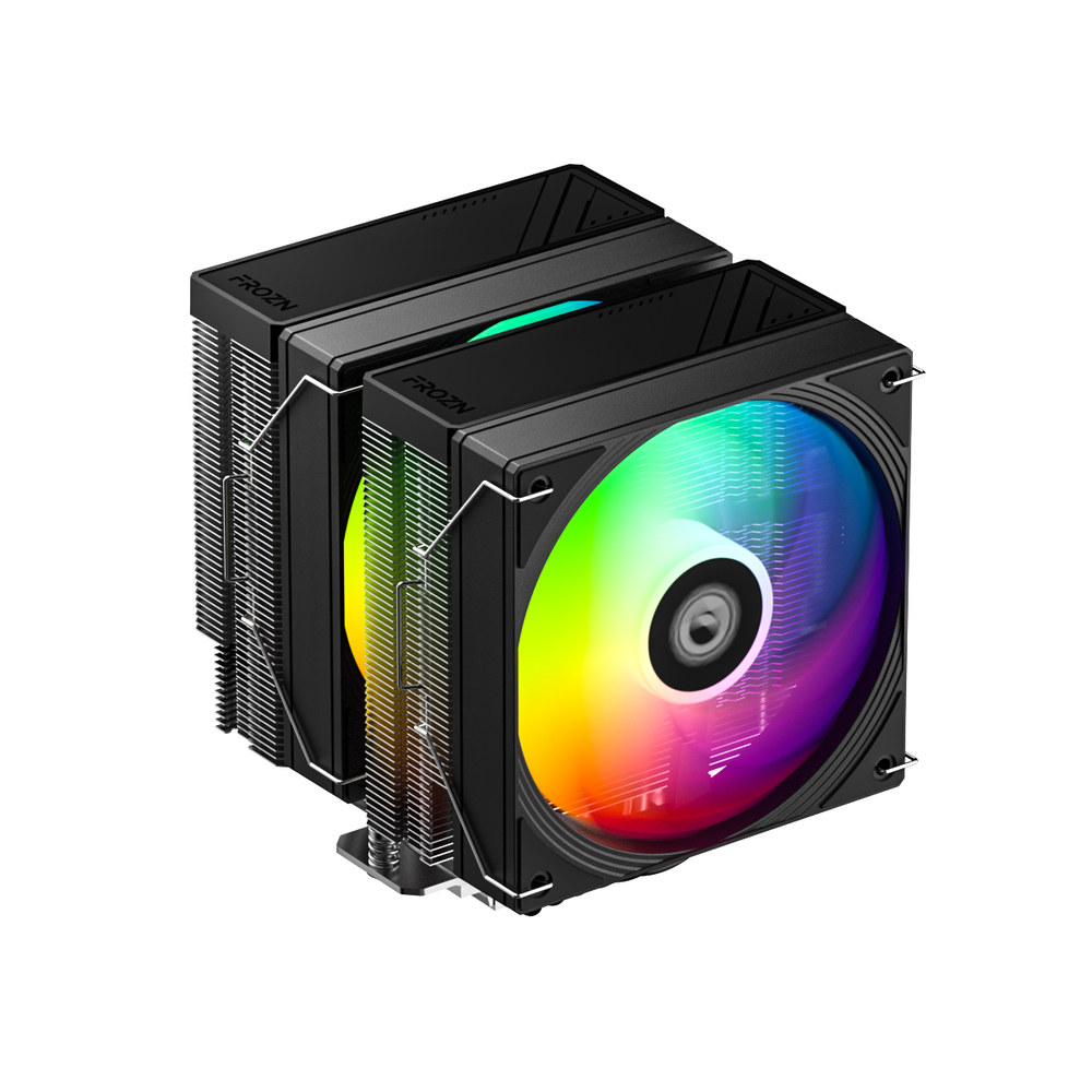 Кулер ID-Cooling Frozn A620 Pro Se ARGB Soc-AM5/AM4/1200/1700/1851 черный 4-pin 15-27.2dB Al+Cu 260W 1020gr Ret (FROZN A620 PRO SE ARGB)
