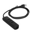 РАзветвитель UGREEN CM416 (10915) USB 3.0 4-Port Hub. Длина провода: 25 см. Цвет: черный — основная фотография