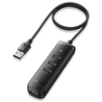 Разветвитель UGREEN CM416 (80657) USB 3.0 4-Port Hub. Длина 1 м. Цвет: черный — основная фотография