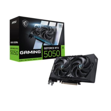 Видеокарта MSI RTX5050 GAMING OC 8GB GDDR6 128bit 3xDP HDMI 2FAN RTL