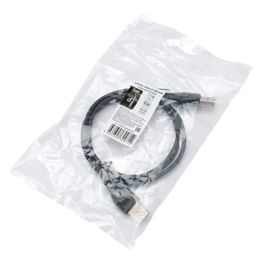 Кабель USB2.0 Cablexpert CC-USB2-AMAM-1M, AM/AM, экран, 28/26AWG, медь, Pro, 1м, черный, пакет