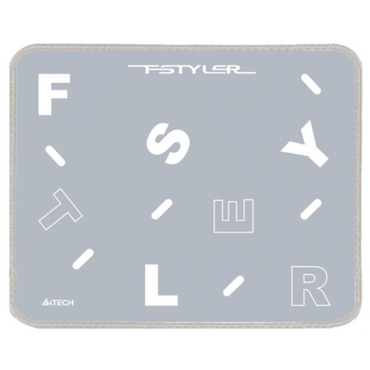 Коврик для мыши A4Tech FStyler FP25 мини, серо-белый, ткань-резина 250×200х2мм