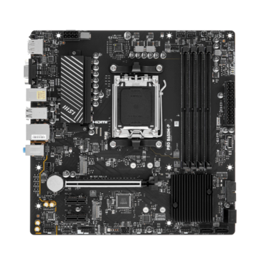 Материнская плата MSI PRO B650M-P [AM5, AMD B650, 4xDDR5-4800 МГц, 1xPCI-Ex16, 2xM.2, Micro-ATX]