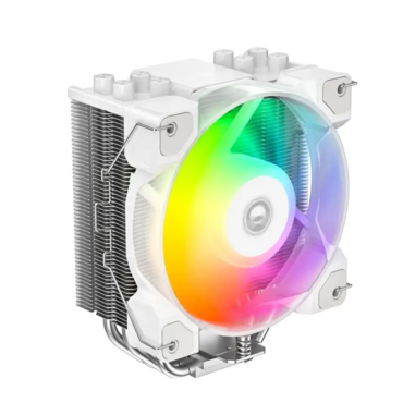 Кулер ID-Cooling SE-214-XT DF ARGB WHITE LGA115x/1200/1700/1851/AM4 (TDP 180W, 900-2000rpm, 31.5dBa, 56.5CFM, 4pin PWM ARGB)