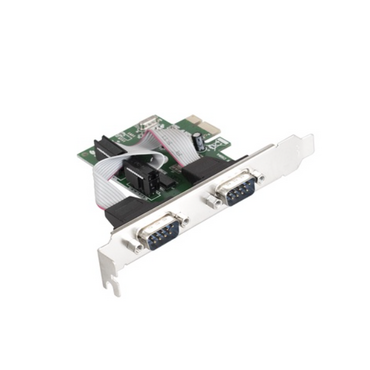 Контроллер Exegate PCI-E x1 v1.1, 2*COM port EXE-307 EX283706RUS