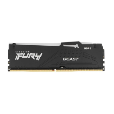 Оперативная память Kingston FURY Beast Black AMD RGB [KF552C36BBEA-32] 32 ГБ [DDR5, 32 ГБx1 шт, 5200 МГц, 36(CL)-40-40]