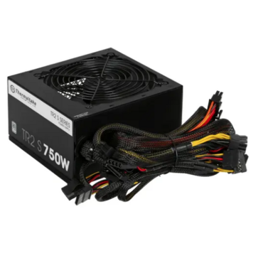 Блок питания Thermaltake TR2 S 750W [PS-TRS-0750NN2AWE-1] 750 Вт, 80+, APFC, 20 + 4 pin, 4+4 pin CPU, 6 SATA, 6+2 pin x2 PCI-E