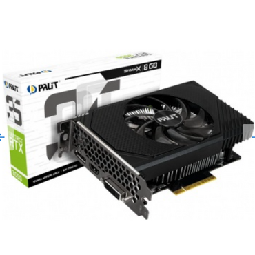Видеокарта 8Gb PCI-E Palit GeForce RTX3050 STORMX GDDR6  128bit HDMIx1 DPx3 HDCP RTL (NE63050018P1-1070F)