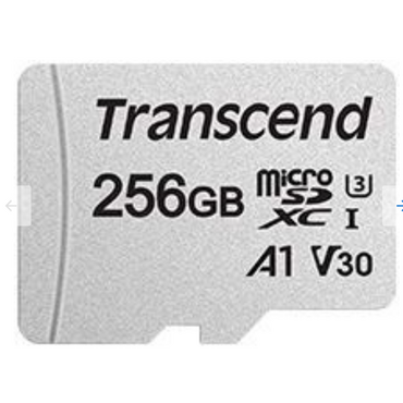 Карта памяти microSDXC [класс 10/UHS-I] 256 Gb Transcend + SD adapter (TS256GUSD300S-A)