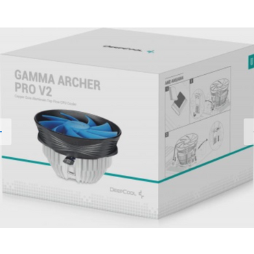 Кулер Deepcool Gamma Archer Pro V2 Soc-AM5/AM4/1151/1200/1700 4-pin 18-21dB Al+Cu 110W 315gr Ret (G-U-ARCHER-ARNNNN-G-2)