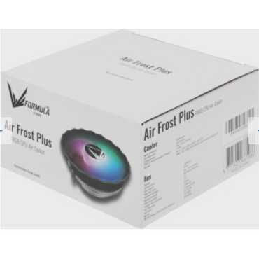Кулер Formula AC Air Frost Plus RGB Soc-AM5/AM4/1200/1700/1851 черный 3-pin 24dB Al 110W 360gr Ret (AIR FROST PLUS FRGB 3P)
